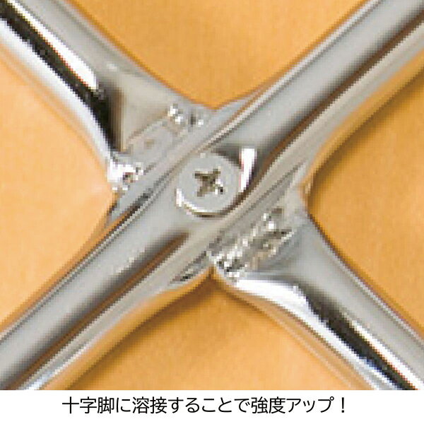 【まとめ買い10個セット品】曲げ木チェア(座パッド付) ホワイト 2台 脚部溶接 61-801-85-3 【厨房館】