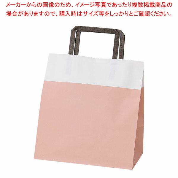 【まとめ買い10個セット品】手提げ紙袋 トリニティ M オールドピンク【厨房館】