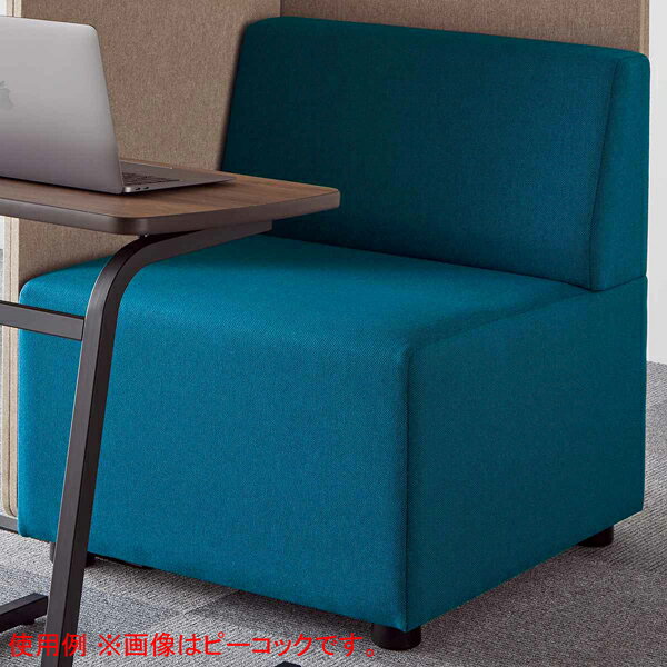 1人用ソファ グリーン 61-812-98-1 【厨房館】