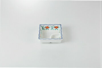 和食器 渕唐草菊紋 仕切鉢 37K129-27 まごころ第37集 【キャンセル/返品不可】【厨房館】
