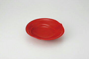 和食器 赤釉 丸浅鉢(大) 37K080-13 まごころ第37集 【キャンセル/返品不可】【厨房館】