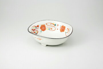 和食器 花柳 三ッ足三角鉢 37K263-08 まごころ第37集 【キャンセル/返品不可】【厨房館】