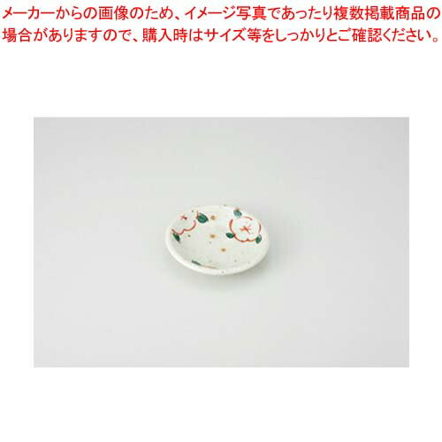 和食器 白イラボ赤絵花 3.0玉渕皿 37E225-27 まごころ第37集 【キャンセル/返品不可】【厨房館】