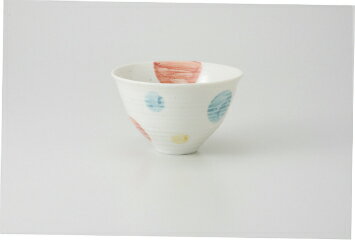 Bowls - 【38K381-09】白志野水玉 飯碗まごころ第38集【キャンセル/返品不可】【 おしゃれ 食器 テーブルウェア 業務用 居酒屋 レストラン 喫茶店 ホテル 家庭用】【厨房館】