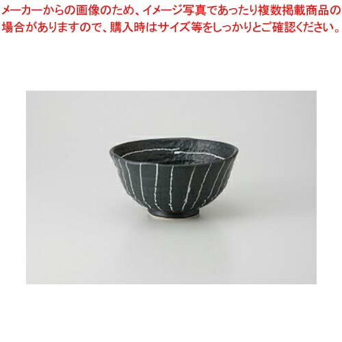 和食器 黒マットストライプ 6.0多用丼 37F336-19 まごころ第37集 【キャンセル/返品不可】【厨房館】