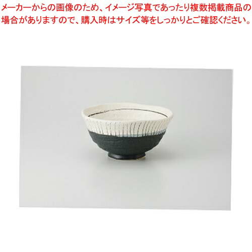 【まとめ買い10個セット品】和食器 白マット塗分ストライプ 6.0多用丼 37F336-20 まごころ第37集 【キャンセル/返品不可】【厨房館】