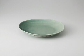 和食器 クレイズ青 オーバルプレー�