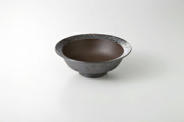 和食器 炭化虹彩 リムボール(大) 37K367-05 まごころ第37集 【キャンセル/返品不可】【厨房館】