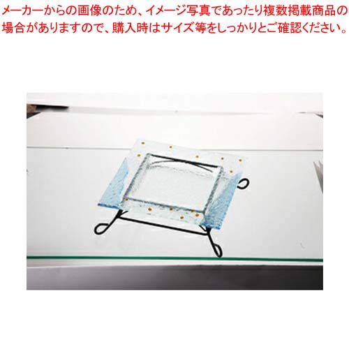 和食器 水辺 正角皿(金具付) 37Q413-02 まごころ第37集 【キャンセル/返品不可】【厨房館】
