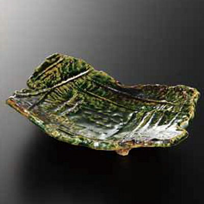 和食器 織部ガタ彫 三ッ足向付 37K080-05 まごころ第37集 【厨房館】