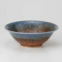 Bowls - 【まとめ買い10個セット品】【38K376-19】藍流し 6.3反和丼まごころ第38集【 おしゃれ 食器 テーブルウェア 業務用 居酒屋 レストラン 喫茶店 ホテル 家庭用】【厨房館】