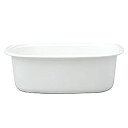 野田琺瑯 White Series 楕円型洗い桶 WA-O 【厨房館】