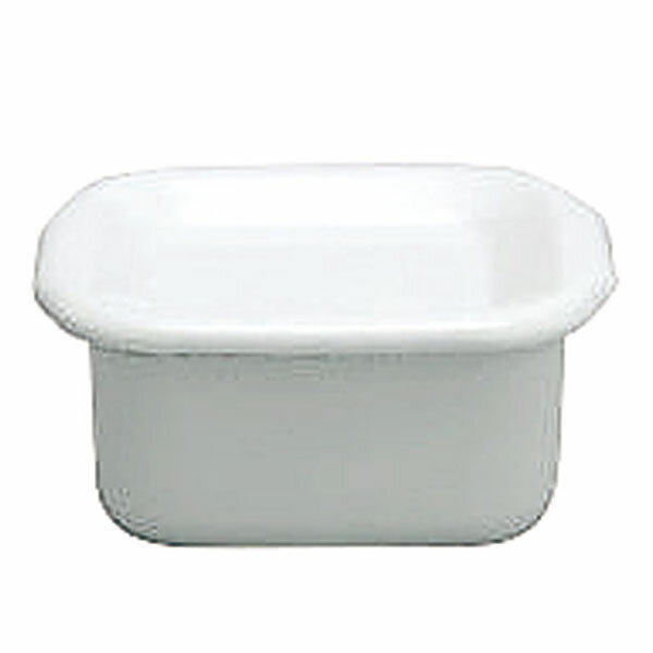 野田琺瑯 White Series スクウェア S 琺瑯蓋付 WSH-S【厨房館】