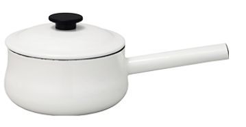 野田琺瑯 琺瑯 ルーク ソースパン18cm LK-18N ホワイト【厨房館】