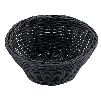 丸型バスケット 15型 ブラックRO-430-BK【厨房館】