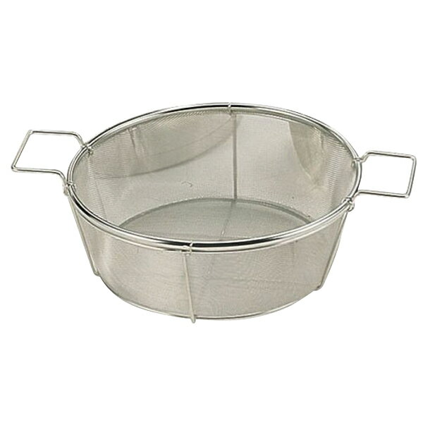 18-8フライヤー油缶用篭(20メッシュ)15L用【厨房館】