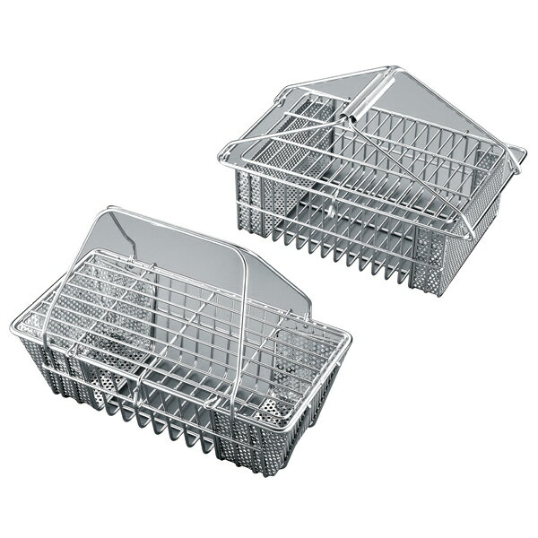 18-8箸消毒カゴ 大【厨房館】