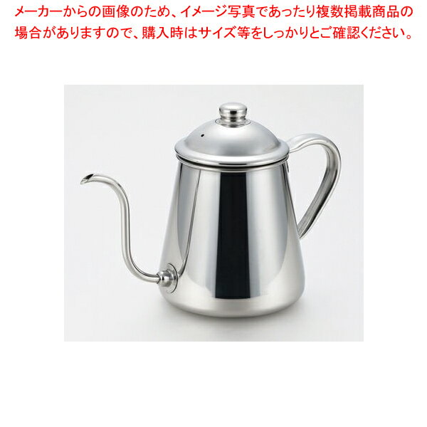 【まとめ買い10個セット品】18-8 コーヒードリップポット 雫 0.9L【厨房館】