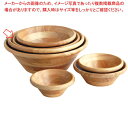 天然木サラダボール ナチュラル 24cm 32035【厨房館】