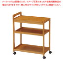 商品の仕様●梱包状態:組立●商品サイズ:W590×D340×H725mm●棚内寸(上):W550×D280×H160mm●(下):W550×D280×H285mm●天板:天然木(20mm厚)塗装●フレーム:天然木塗装●天板2分割式(W275×D325×t20mm×2枚)●中間棚高さ変更可能(2段階)●キャスター:ストッパーなし4個●耐荷重:全体/20kg、天板/20kg、棚/5kg ※商品画像はイメージです。複数掲載写真も、商品は単品販売です。予めご了承下さい。※商品の外観写真は、製造時期により、実物とは細部が異なる場合がございます。予めご了承下さい。※色違い、寸法違いなども商品画像には含まれている事がございますが、全て別売です。ご購入の際は、必ず商品名及び商品の仕様内容をご確認下さい。※原則弊社では、お客様都合（※色違い、寸法違い、イメージ違い等）での返品交換はお断りしております。ご注文の際は、予めご了承下さい。