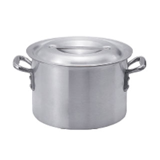 KYS アルミ半寸胴鍋 45cm【ずんどう ラーメン 半寸胴鍋 おでん用 鍋 寸胴型 ずんどうなべ 人気の鍋 寸胴 業務用 半寸胴鍋 ラーメン用 鍋 ずん胴 おでんの鍋 寸胴なべ スープ 寸胴 スープ鍋 業務用鍋 カレー スープ用鍋】【厨房館】