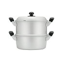 アルマイト ゆうげ紀行 蒸し器セット 24cm【厨房館】