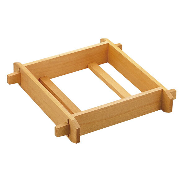 木製　角セイロ　浅口(サワラ材)　36cm【厨房館】