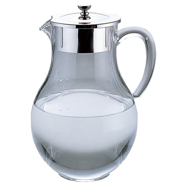 ウォーターピッチャー　03031055　(氷止付) アクリル(2.2L)【厨房館】