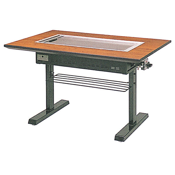 鉄板焼テーブル　PS1100F-SA　LP ユニットP　S型　スチール脚(洋卓)