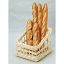 【まとめ買い10個セット品】樹脂フランスパンスタンド　角型　(白・大) 91-107A【厨房館】