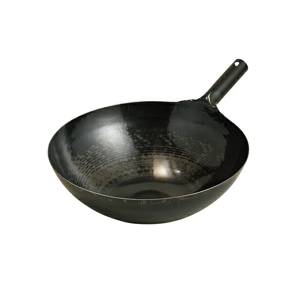 山田　鉄 打出北京鍋(片手)　24cm　1.6mm【中華鍋 人気 中華鍋 便利 炒め鍋 中華フライパン 中華鍋 オススメ 中華鍋 フライパン 中華鍋 チャーハン 中華なべ ちゅうかなべ】【厨房館】