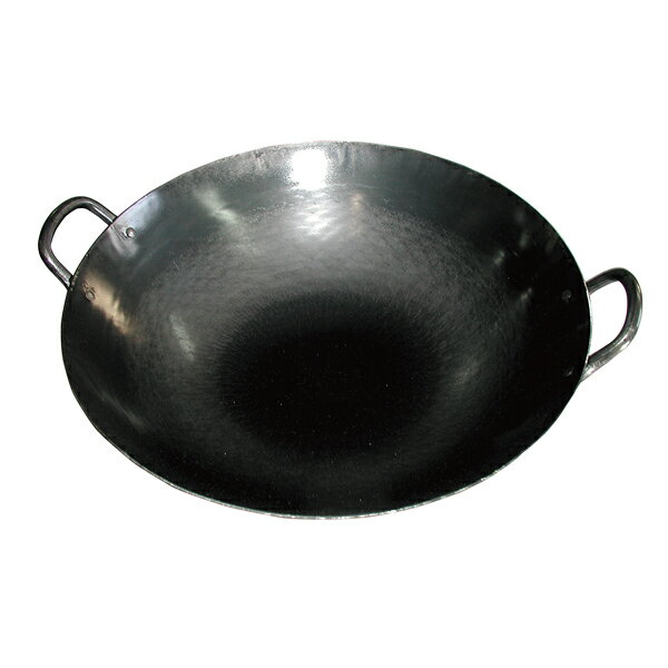 山田　鉄 打出中華鍋(両手)　42cm　1.2mm【中華鍋 人気 中華鍋 便利 炒め鍋 中華フライパン 中華鍋 オススメ 中華鍋 フライパン 中華鍋 チャーハン 中華なべ ちゅうかなべ】【厨房館】