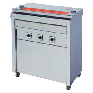 押切電機 スタンド型 電気グリラー (串焼きタイプ) GK-6 760×410×850【押切電機株式会社 グリラー フライヤー ウォーマー なら押切電気取り扱いの名調で！】【メーカー直送/後払い決済不可】【厨房館】