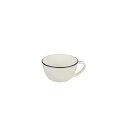 【まとめ買い10個セット品】パール金属 渕彩 クリーンコートスープカップ ホワイト&ネイビー【スープカップ カップ 撥水性が高い 汚れが付きにくい クリーンコー...