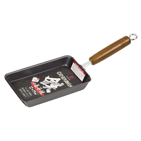 軽くてサビにくい鉄の玉子焼12×19cm【厨房館】