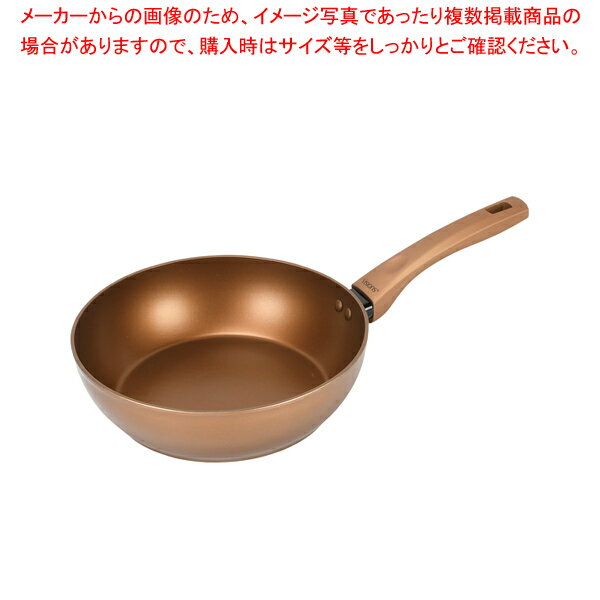 Ih Compatible - VISIONS GOLD Coating IH対応ディープパン24cm【厨房館】
