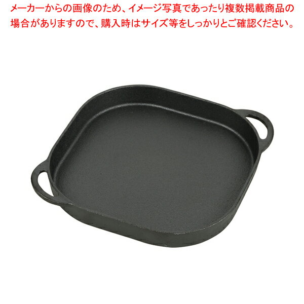 【まとめ買い10個セット品】スプラウト 鉄鋳物製グリルプレート24×24cm(フラット)【厨房館】 1