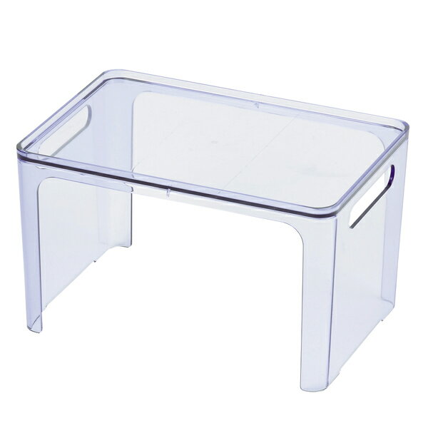 パール金属 アクリア スタッキングシェルフ＜ミニ＞(ブルー)【厨房館】