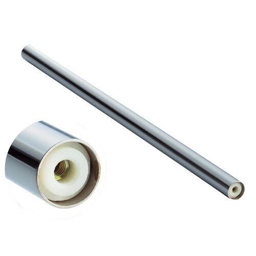 【まとめ買い10個セット品】ミニ丸バー(φ19.1mm)両端ナット付き W88.5cm 61-41-13-2 【店舗什器 パネル ディスプレー 棚 店舗備品】【厨房館】