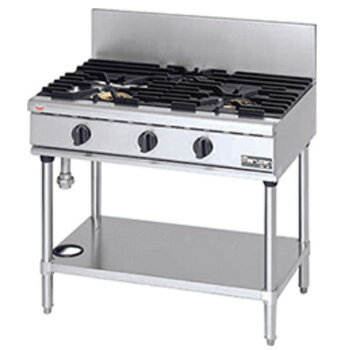 マルゼン　NEWパワークックガステーブル rgt-j0963D 12A・13A(都市ガス)【 メーカー直送/後払い決済不可 】【厨房館】