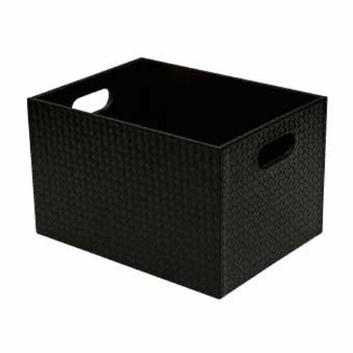 シンビ 脱衣カゴ BOX式(ボックス式) TM-OA ブラック【厨房館】