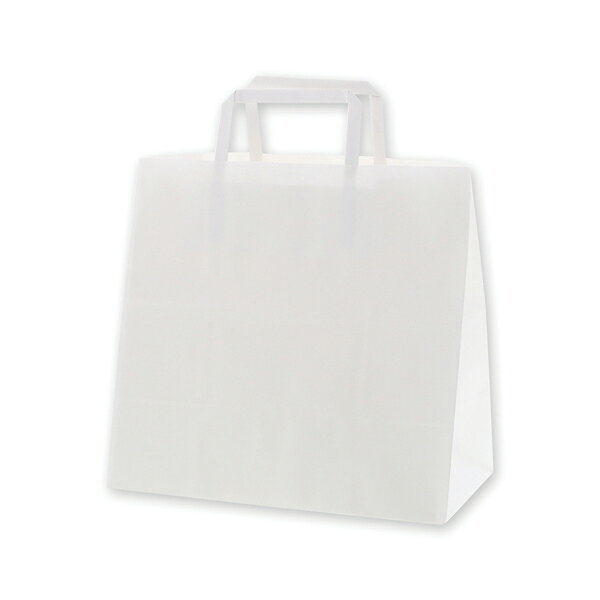 商品の仕様●メーカー名：HEIKO●JANコード：4901755354553●製品名：手提げ紙袋　25チャームバッグ　平手●サイズ：幅260×マチ140×高250mm●材質：晒クラフト紙100g■もっとも汎用性の高い、プレーンな白無地の手提げ袋です。食パン2斤を入れるのにおすすめサイズです。表面に艶のない、晒クラフト紙を使用しております。未使用時には紐が飛び出ていないため、在庫スペースにやさしい平紐タイプです。●手紐:平紐白●入数:50枚※商品画像はイメージです。複数掲載写真も、商品は単品販売です。予めご了承下さい。※商品の外観写真は、製造時期により、実物とは細部が異なる場合がございます。予めご了承下さい。※色違い、寸法違いなども商品画像には含まれている事がございますが、全て別売です。ご購入の際は、必ず商品名及び商品の仕様内容をご確認下さい。※原則弊社では、お客様都合(※色違い、寸法違い、イメージ違い等)での返品交換はお断りしております。ご注文の際は、予めご了承下さい。