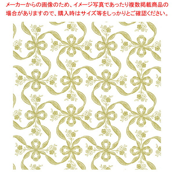 包装紙 フラールリボン金 全判【厨房館】