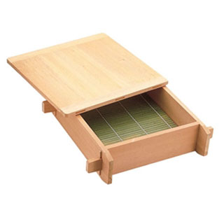 木製 角セイロ 関東型(サワラ材) 45cm【 角セイロ 】 【厨房館】