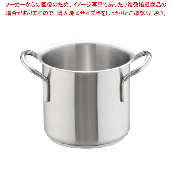 【まとめ買い10個セット品】ムラノ インダクション18-8寸胴鍋 (蓋無)16cm【 寸胴鍋 おすすめ おでん用鍋 ずんどうなべ 人気の鍋 寸胴 業務用寸胴鍋 ラーメン用鍋 ずん胴 おでんの鍋 寸胴なべ 寸胴 ラーメンスープ鍋 業務用鍋 カレースープ用鍋 】【厨房館】