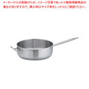 遠藤商事 / TKG PRO(プロ)片手浅型鍋(蓋無) 30cm【片手鍋 片手鍋 IH100V対応 IH200V対応 人気の鍋 通販 使いやすい鍋 煮物鍋 ブラ...