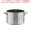 【まとめ買い10個セット品】SAパワー・デンジ アルファ 半寸胴鍋 24cm(蓋無)目盛付【 ラーメン 半寸胴鍋 おすすめ おでん用 鍋 寸胴型 ずんどうなべ ...
