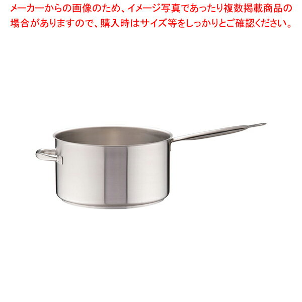 パデルノ 18-10片手深型鍋 (蓋無) 1006-36【片手鍋 IH IH対応 片手鍋 IH100V対応 IH200V対応 人気の鍋 通販 使いやすい鍋 煮物鍋 ブランド 人気鍋メーカー 鍋人気 販売】【厨房館】