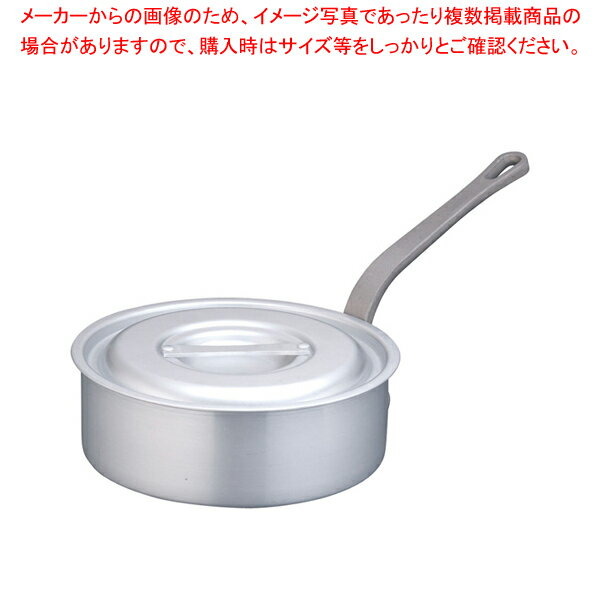 遠藤商事 / 片手浅型鍋アルミニウム(アルマイト加工) (目盛付)TKG 24cm【片手鍋 人気の鍋 使いやすい鍋 ランキング 煮物鍋】【厨房館】