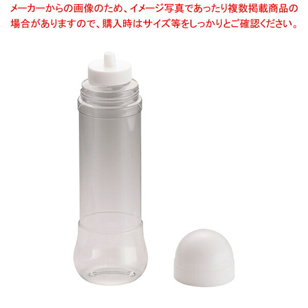 食品ボトル FB-600 白 (12ヶ入)【調味料入れ 容器 ドレッシングボトル 調味料置き 調味料容器薬味入れ 業務用調味料入れ 可愛い調味料入れ】【厨房館】